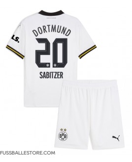 Günstige Borussia Dortmund Marcel Sabitzer #20 3rd trikot Kinder 2024-25 Kurzarm (+ Kurze Hosen)